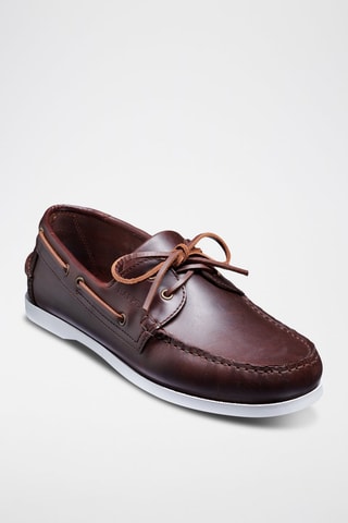 Scarpe da barca in pelle Keel  - Marrone