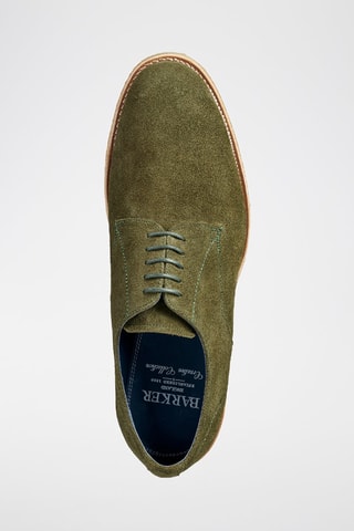 Stringate in pelle scamosciata Declan  - Verde