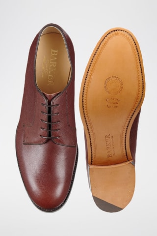 Stringate in pelle Nairn  - Marrone