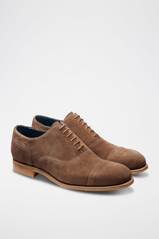 Oxford in pelle scamosciata Pullman  - Marrone