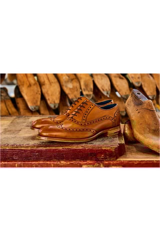 Oxford in pelle di vitello Grant  - Marrone