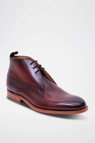 Stivaletti in pelle Tyne  - Rosso