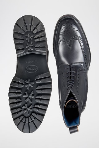 Stivaletti in pelle di vitello Woodbury  - Nero