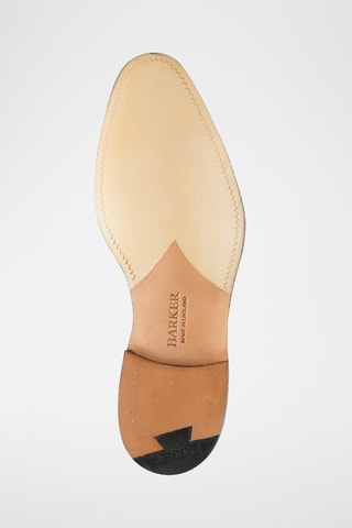 Stringate in pelle verniciata Rutherford  - Rosso