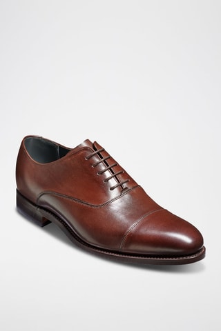 Oxford in pelle di vitello Winsford  - Marrone