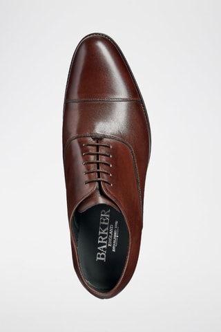 Oxford in pelle di vitello Winsford  - Marrone