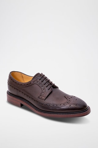Derbys en cuir Pickering  - Marron