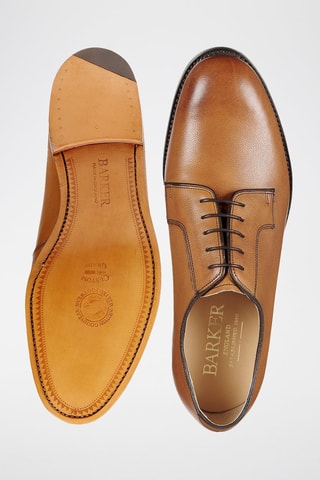 Stringate in pelle Nairn  - Marrone