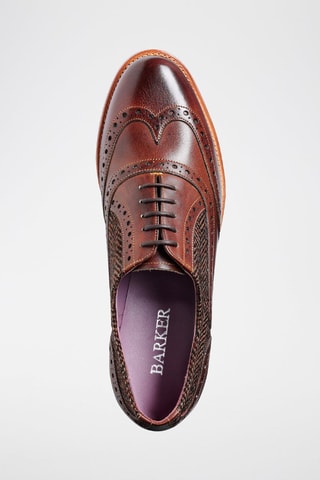 Oxford in pelle Freya  - Marrone