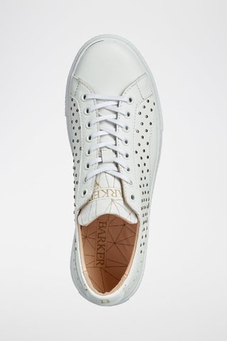 Sneakers in pelle Isla  - Bianco e argentato