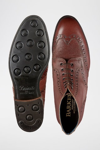 Stivaletti in pelle Butcher  - Nero e marrone