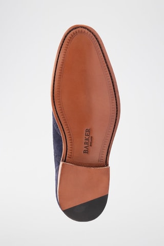 Oxford in pelle scamosciata Brando 2  - Blu