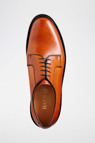 Derbys en cuir Nairn  - Marron