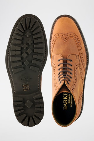 Stivaletti in pelle Butcher 2  - Nero e marrone