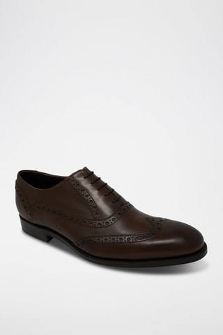 Oxford in pelle di vitello Grant  - Marrone