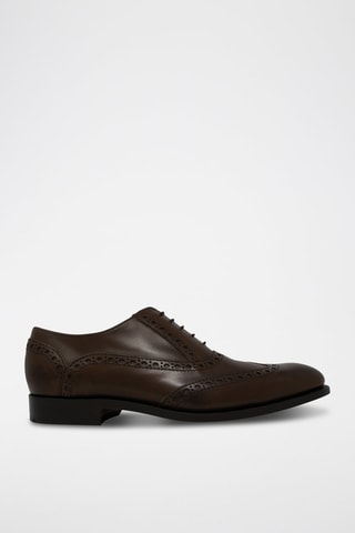 Oxford in pelle di vitello Grant  - Marrone