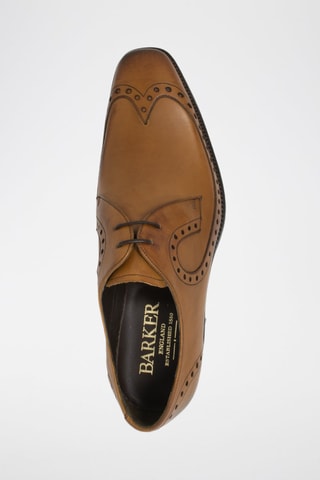 Derbys en cuir de veau Woody  - Marron