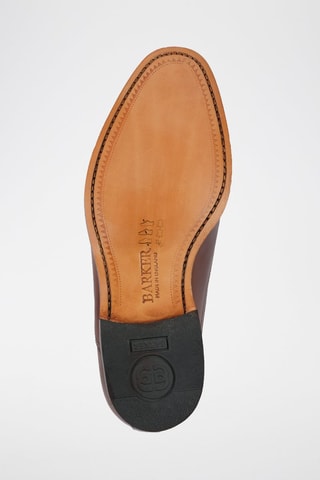 Oxford in pelle Nevis  - Marrone