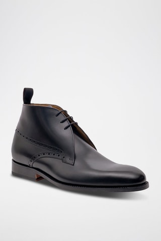 Stivaletti in pelle Tyne  - Nero