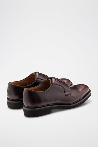 Stringate in pelle Truro  - Marrone