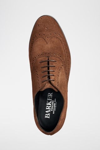 Oxford in pelle scamosciata Chancery  - Marrone