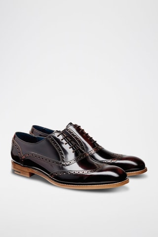 Oxford in pelle Grant  - Marrone