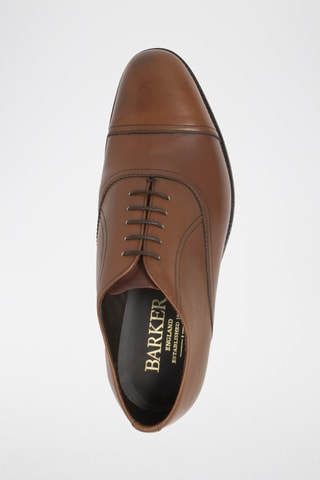 Oxford in pelle di vitello Nevis  - Marrone