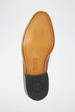 Oxford in pelle di vitello Nevis  - Marrone