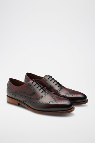Oxford in pelle Chiswick  - Rosso