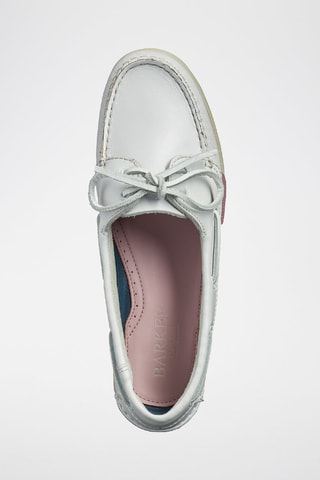 Scarpe da barca in pelle di vitello Cleo  - Bianco