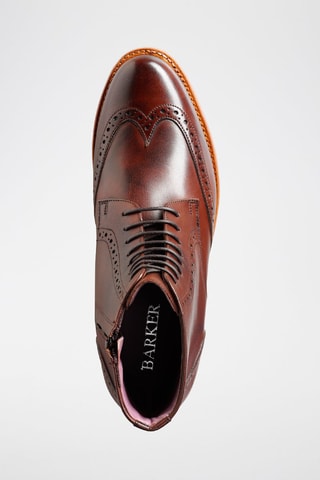 Stivaletti in pelle di vitello Faye  - Marrone