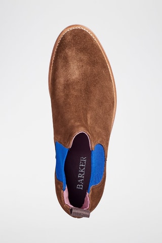 Stivaletti Beatles in pelle scamosciata Violet  - Blu e marrone