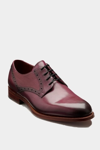 Stringate in pelle Newbury Buckhurst  - Rosso