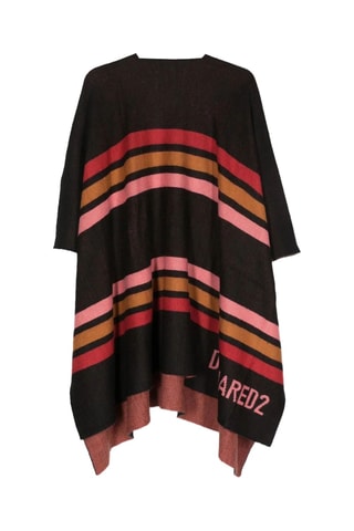 Poncho de lana - Negro