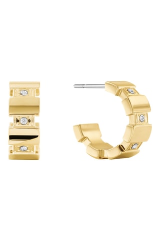 Orecchini a cerchio - Placcato oro giallo