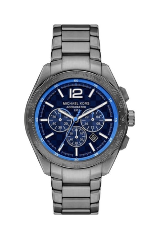 Orologio al quarzo in acciaio inossidabile - Tachimetro - Grigio