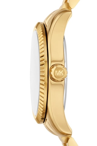 Montre à quartz en acier - Doré