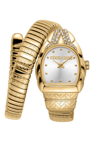 Stalen Quartz Horloge - Goudkleurig en Zilverkleurig