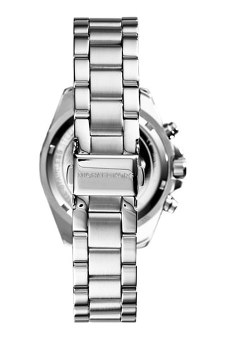 Montre à quartz en acier - Chronographe - Argenté