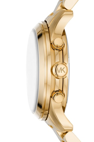 Orologio al quarzo in acciaio - Cronografo - Dorato