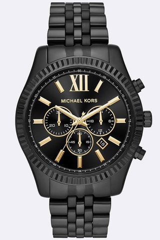 Orologio al quarzo in acciaio - Cronografo - Nero