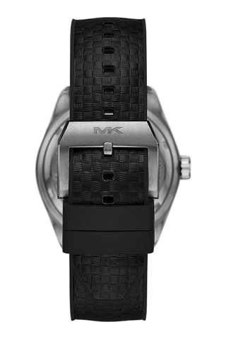 Orologio al quarzo in tessuto - Nero e argentato