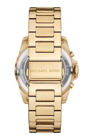 Orologio al quarzo in acciaio - Cronografo - Dorato e nero