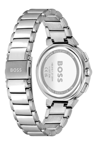 Orologio al quarzo in acciaio - Cronografo - Argentato