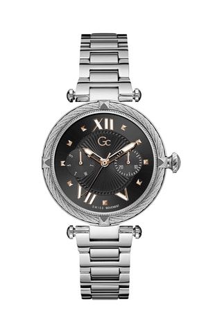 Orologio al quarzo in acciaio - Argentato e nero