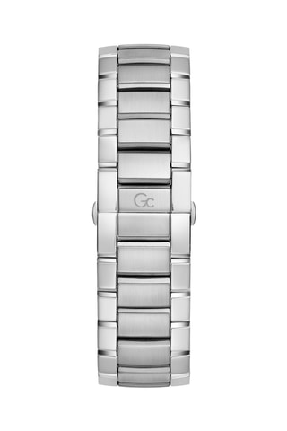 Orologio al quarzo in acciaio  - Cronografo - Argentato e nero