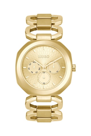 Stalen Horloge - Goudkleurig