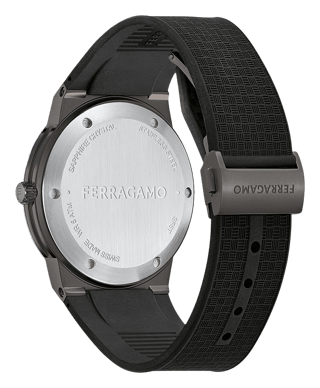 Orologio al quarzo in acciaio - Nero e grigio