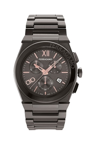 Orologio al quarzo placcato Ion grigio - Cronografo