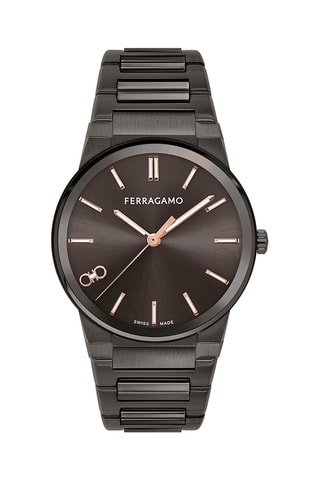 Orologio al quarzo in acciaio - Grigio